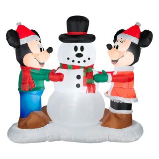 5.151 ft Internal Light Mickey Mouse Christmas Inflatable