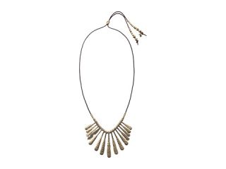 Lucky Brand Indian Spice Gold Fan Necklace