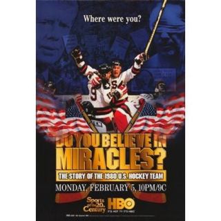 Do You Believe in Miracles The Story of the 1980 U.S. Hockey Team Movie Poster (11 x 17)