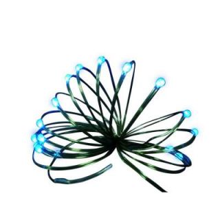 Starlite Creations 9 ft. 36 Light Battery Operated LED Blue Ultra Slim Wire (Bundle of 2) BA03 B036 A1B