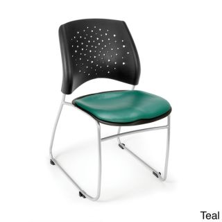 OFM Stars Series Vinyl Stacking Chair (Pack of 4)   15560882