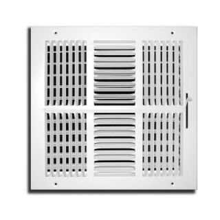 TruAire 6 in. x 6 in. 4 Way Wall/Ceiling Register H104M 06X06