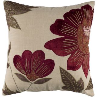 Rizzy Home 18 inch Floral Throw Pillow   17543470  