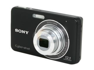 SONY Cyber shot DSC W310 Black 12.1 MP 4X Optical Zoom 28mm Wide Angle Digital Camera