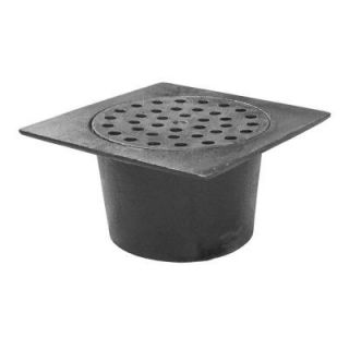 9 in. x 9 in. x 4 in. Cast Iron DWV Pittsburg Bell Trap B60 994