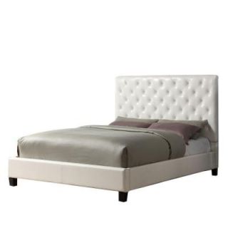 HomeSullivan Full Tufted Upholstered Bed in White 40886B512W(3A)[BED]