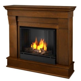 Real Flame Chateau 41 in. Ventless Gel Fuel Fireplace in Espresso 5910 E