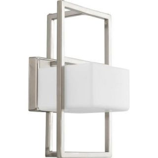 Progress Lighting Dibs Collection 1 Light Brushed Nickel Sconce P7027 09WB
