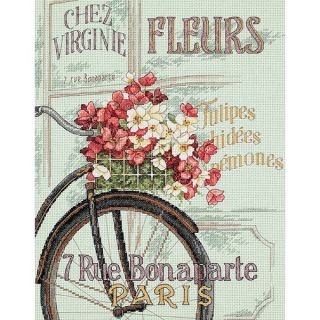 Parisian Bicycle Counted Cross Stitch Kit   11436292  
