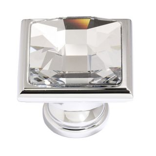 Alno Swarovski Crystal 1.25 Square Knob I