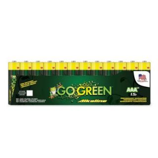 Power By Go Green AAA Alkaline Battery (24 per Pack) 24012