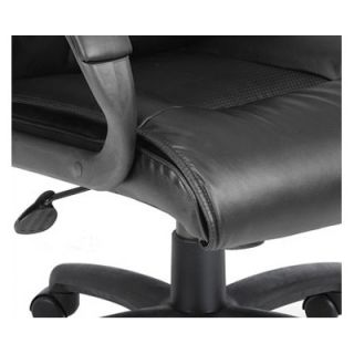 Boss Office Products Pillow Top Design High Back LeatherPlus Office