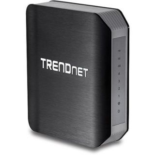 TRENDnet TEW 812DRU AC1750 Dual Band Wireless Router, Black