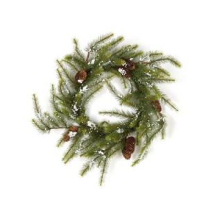 Sage & Co. Evergreen Collection 24 in. Snow Pine Artificial Christmas Wreath (Pack of 2) XVC17274SG
