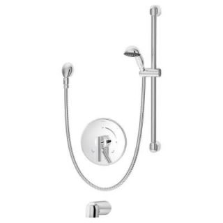 Symmons Dia Single Handle 1 Spray Tub and Shower Faucet in Chrome S 3504 H321 V CYL B