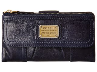 Fossil Emory Clutch Midnight Navy