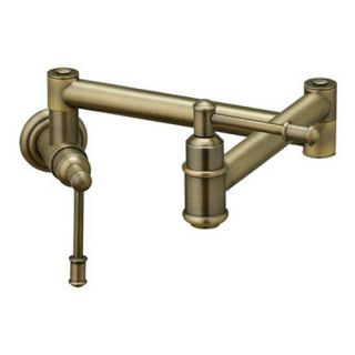 Oldare Two Handle Wall Mount Pot Filler Faucet