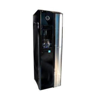 Drinkpod USA Standup Bottleless Water Cooler in Gloss Black with Sediment, Pre Carbon and Post Carbon Filters Drinkpod203 Series In Gloss Black