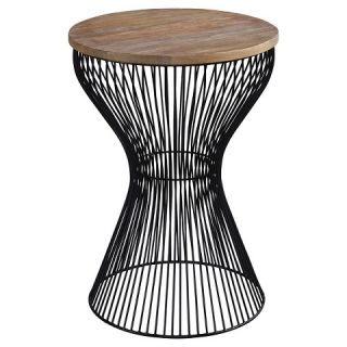 Marxim Round End Table   Black   Signature Design by Ashley