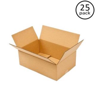 Plain Brown Box 18 in. x 12 in. x 6 in. 25 Box Bundle PRA0095B