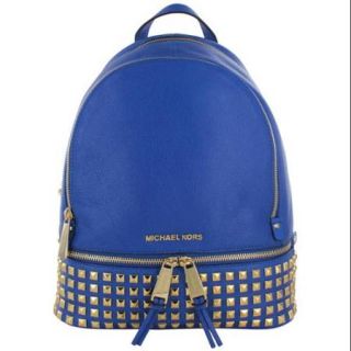 Michael Kors Rhea Women's Small Studded Backpack Bag Leather