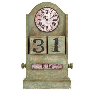 Woodland Imports Countryside Table Top Clock