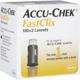 Accu Chek FastClix Lancets, 102 count