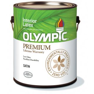 Olympic White Satin Latex Interior Paint (Actual Net Contents 116 fl oz)