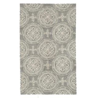 Loloi Rugs Summerton Life Style Collection Grey/Ivory 2 ft. 3 in. x 3 ft. 9 in. Accent Rug SUMRSRS14GYIV2339