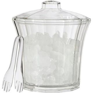 Creative Bath 4 Quart Fluted Ice Bucket with Liner