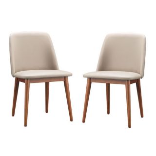 Set of 2 Lavin Mid Century Solid Wood Dining Chair