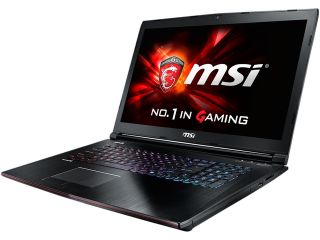 MSI GT Series GT72 Dominator Pro G 1666 Gaming Laptop 5th Generation Intel Core i7 5700HQ (2.70 GHz) 16 GB Memory 1 TB HDD 128 GB M.2 SATA SSD NVIDIA GeForce GTX 980M 4 GB GDDR5 17.3" Windows 10 Home