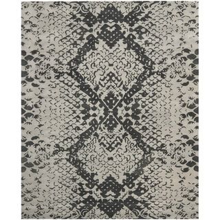 Safavieh Handmade Wyndham Grey New Zealand Wool Rug (8 x 10)