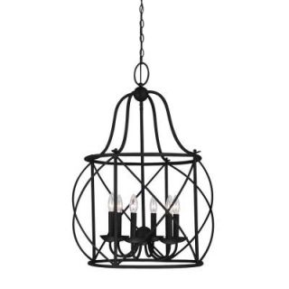 Sea Gull Lighting Turbinio 6 Light Blacksmith Hall/Foyer Lantern 5116406 839
