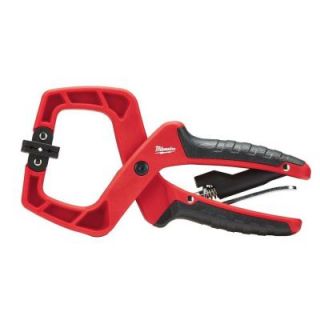Milwaukee 2 in. Plus Stop Lock Hand Clamp with Durable Grip 48 22 3002