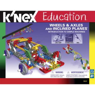K'NEX Education Intro to Simple Machines   Wheels & Axles and Inclined Planes Building Set