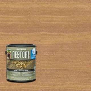 Rust Oleum Restore 1 gal. Semi Transparent Stain Santa Fe with NeverWet 291609