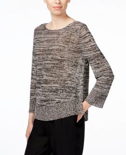 Eileen Fisher Long Sleeve Marled Sweater   Women
