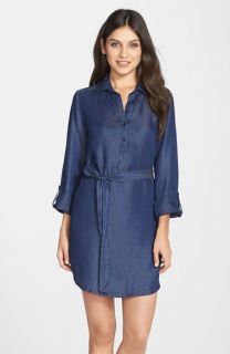 Fraiche by J Chambray Shirtdress