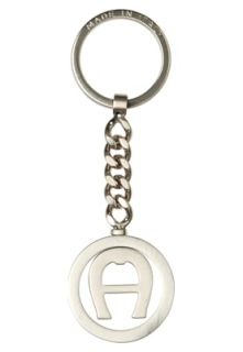 Aigner Keyring   silver coloured