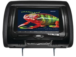 CONCEPT CLD 703 7" chameleon headrest monitor with hd input, built in dvd player, touch buttons & high audio output