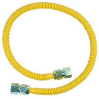 ProCoat 3/4 in. FIP x 3/4 in. FIP x 36 in. Stainless Steel Gas Connector 5/8 in. O.D. (125,000 BTU) CSSC22 36 X