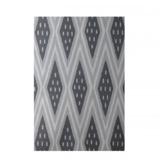 Geometric Gray Indoor/Outdoor Area Rug by e by design