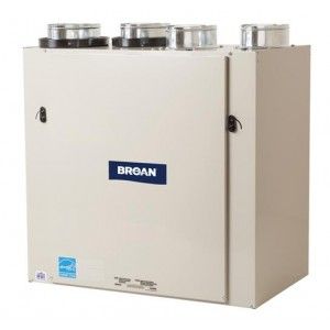Broan HRV150TE Heat Recovery Ventilator, 120V Ultra Efficient for 6" Ducts   157 CFM