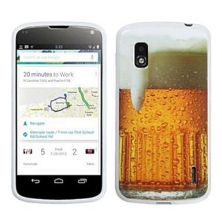 Insten Gel Cover Case For LG Google Nexus 4 E960, Beer