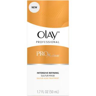 Olay Professional ProX Clear Intensive Refining Mask Sulfur Acne Treatment, 50 mL??
