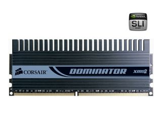 CORSAIR Dominator 2GB (2 x 1GB) 240 Pin DDR2 SDRAM DDR2 1111 (PC2 8888) Dual Channel Kit Desktop Memory Model TWIN2X2048 8888C4DF