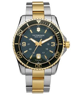 Victorinox Swiss Army Watch, Mens Maverick GS Two Tone Stainless