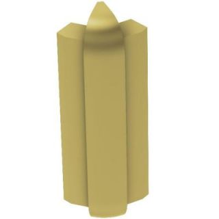 Schluter Rondec Step Satin Brass Anodized Aluminum 5/16 in. x 2 9/16 in. Metal 135 Degree Outside Corner E135RS80AM57