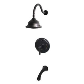Belle Foret Artistry Pressure Balance Single Handle1 Spray Tub and Shower Faucet in Oil Rubbed Bronze OB WHRO797WH